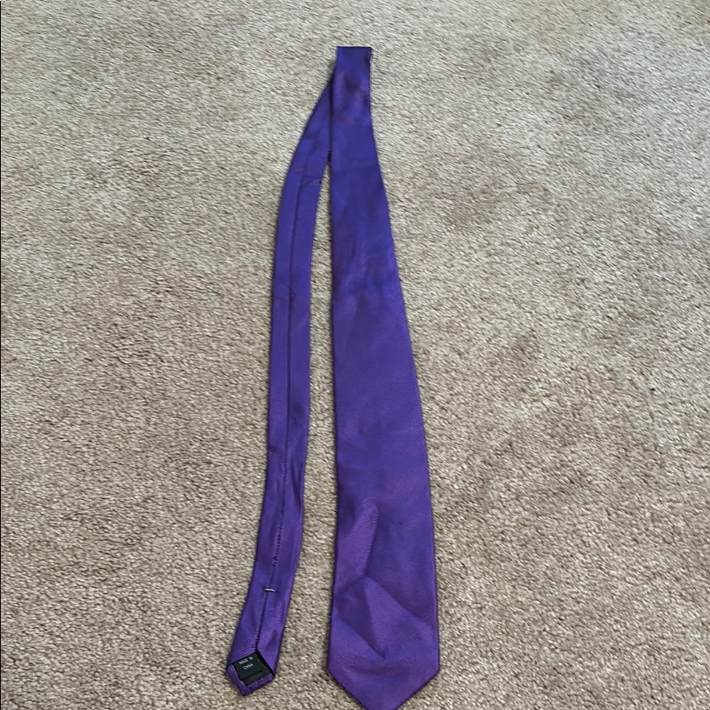 Purple Silk Tie